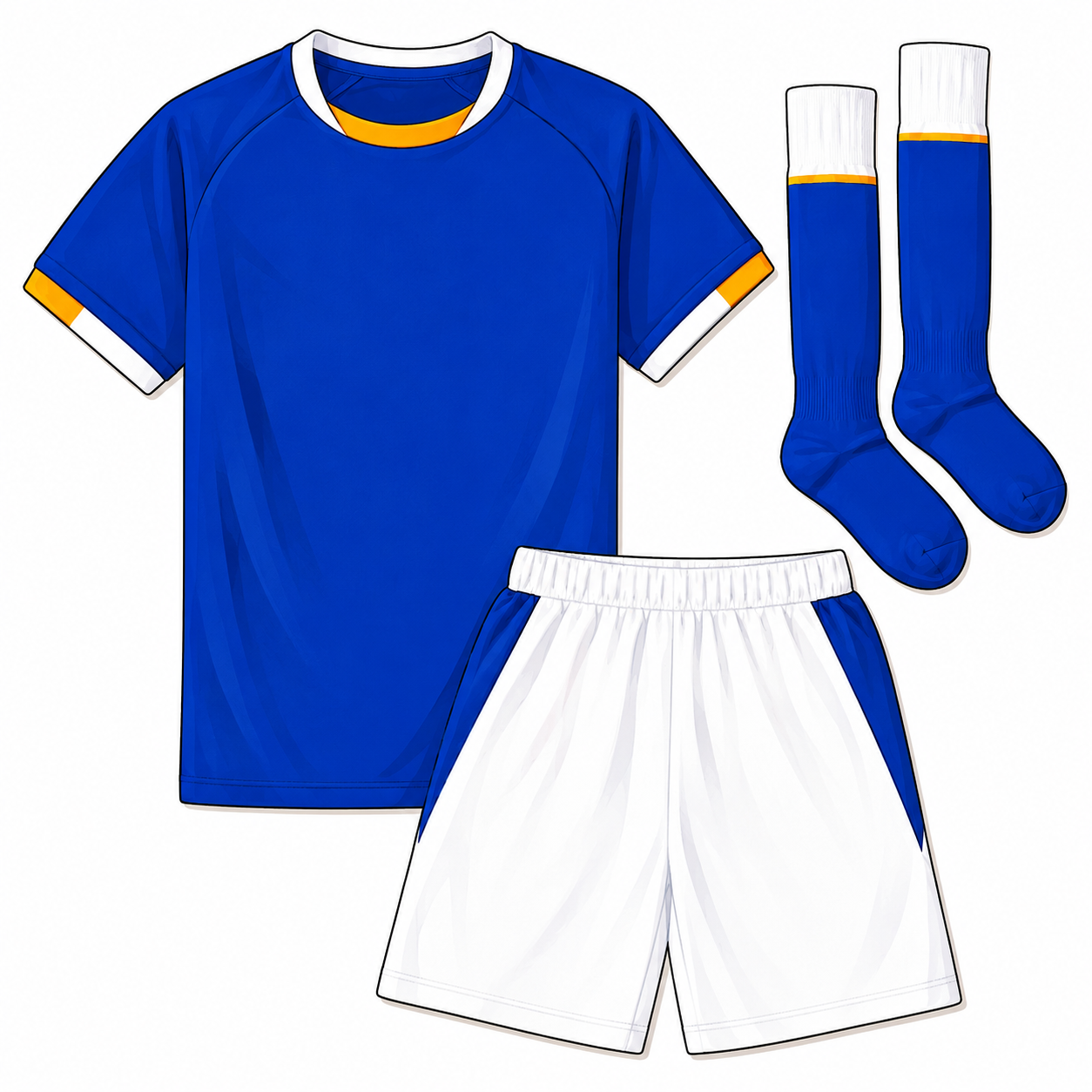 Everton Home Kids Home Football Kit 2026/27